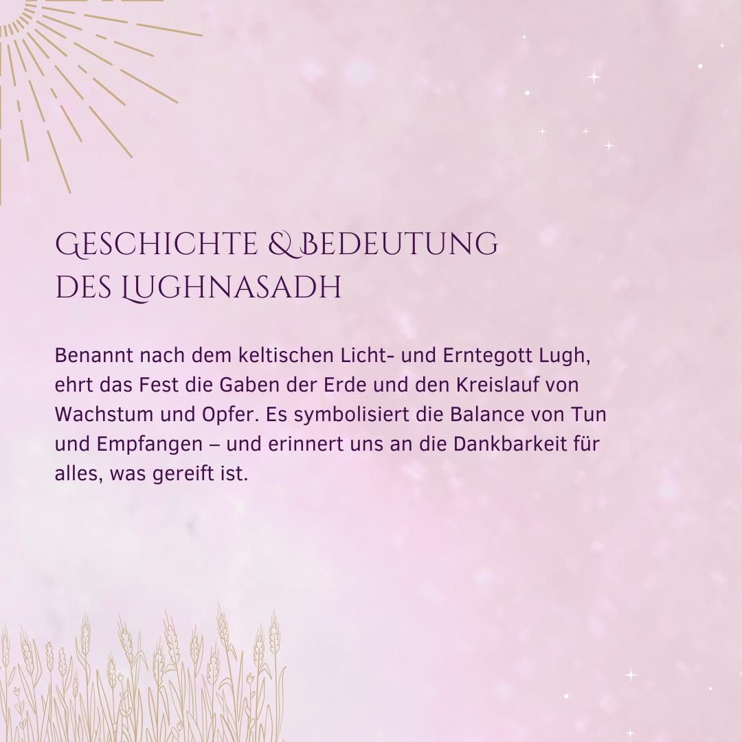 Lughnasadh / Lammas Bedeutung