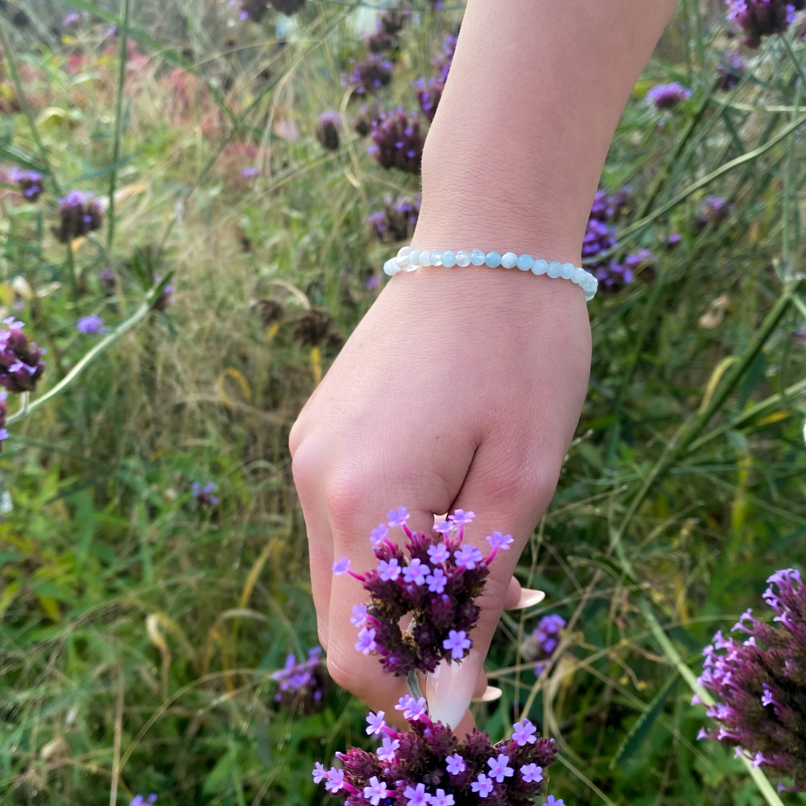 Aquamarin Armband